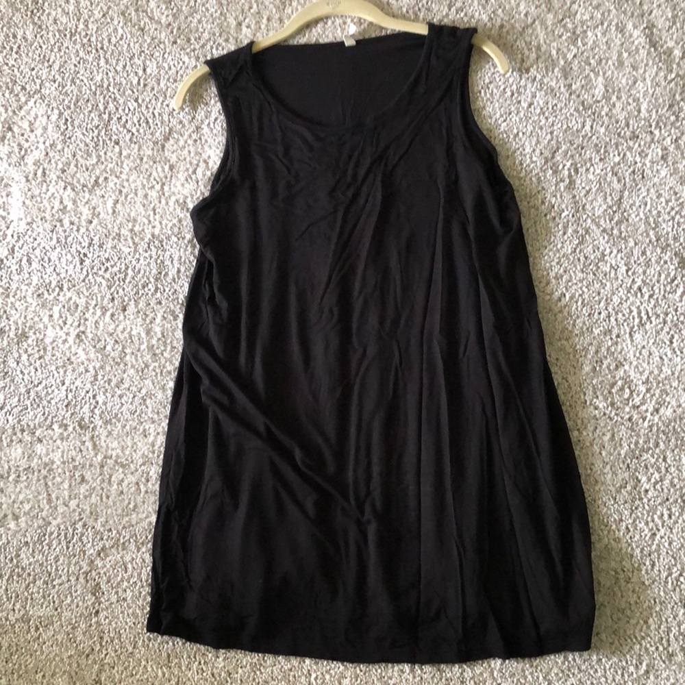 PinkBlush Maternity/Nursing Tank - Black